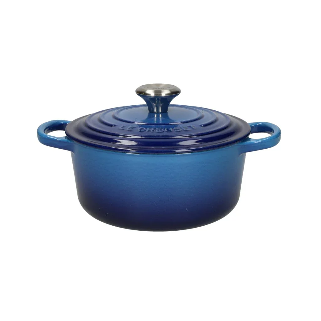 2025 Le Creuset - Cocotte redonda Signature Azure de 18 cm y 1,8 l