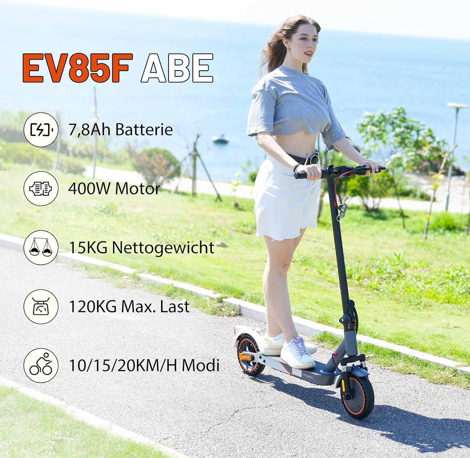 Evercross EV85F ABE E-step met 400W motor