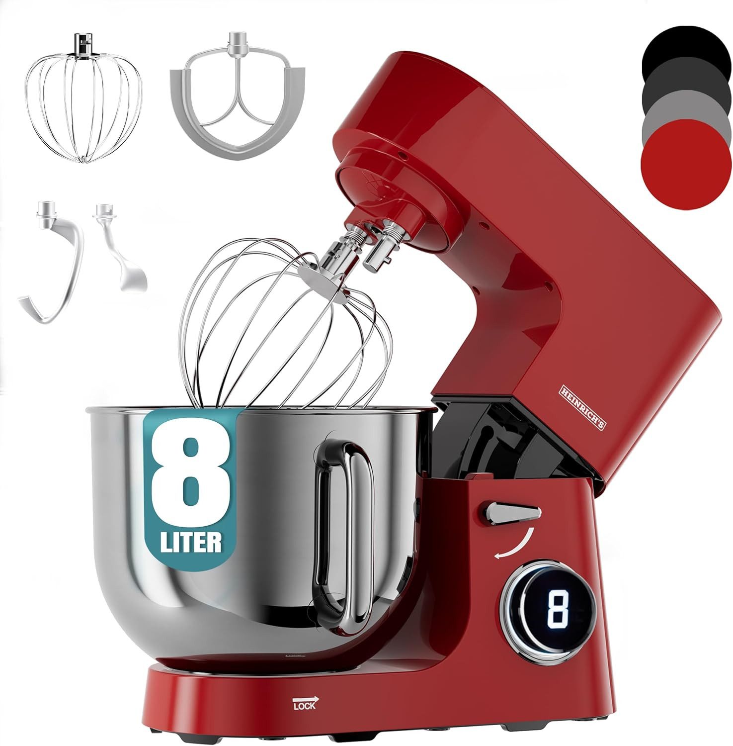 Küchenmaschine HKM 8080 rot