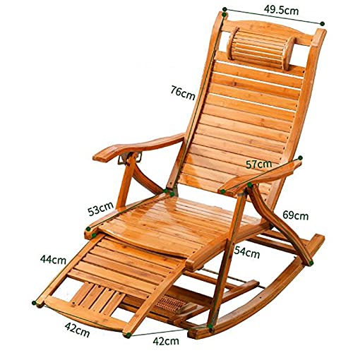 Sedia a Dondolo Pieghevole, sedie a Dondolo Pieghevoli in Legno, sedie Prendisole, sedie a Dondolo da Giardino per Adulti Anziani, poltrone reclinabili a Dondolo in bambù per Esterni con Bra : Amazon.it: Giardino e giardinaggio