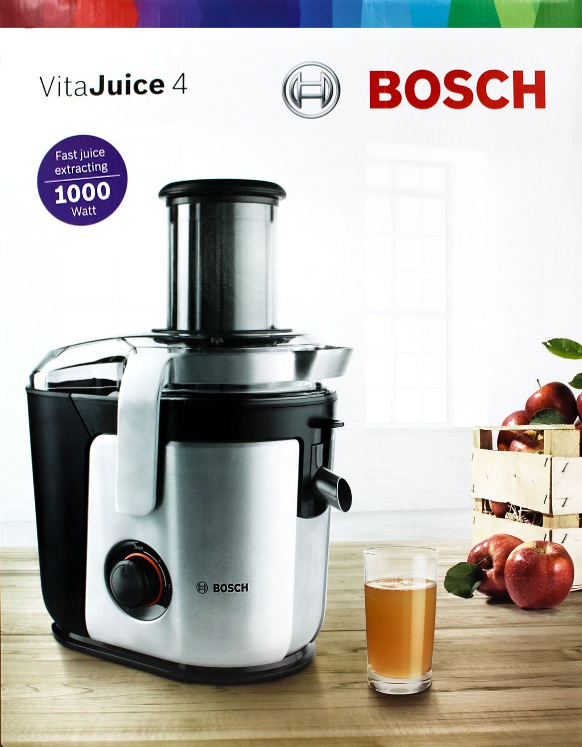 Entsafter Bosch MES4000 Entsafter Edelstahl 1.000 Watt