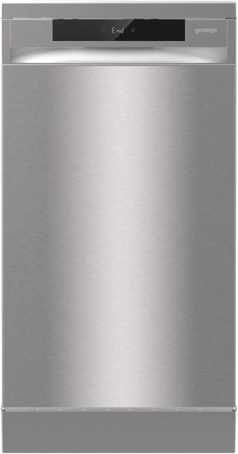 Gorenje GS 541D10 X Freistehender Geschirrsp��ler / SuperSilent / 11 Ma?gedecke / 5 Programme / Programmanzeige / TotalDry / Silber, 45 cm breit