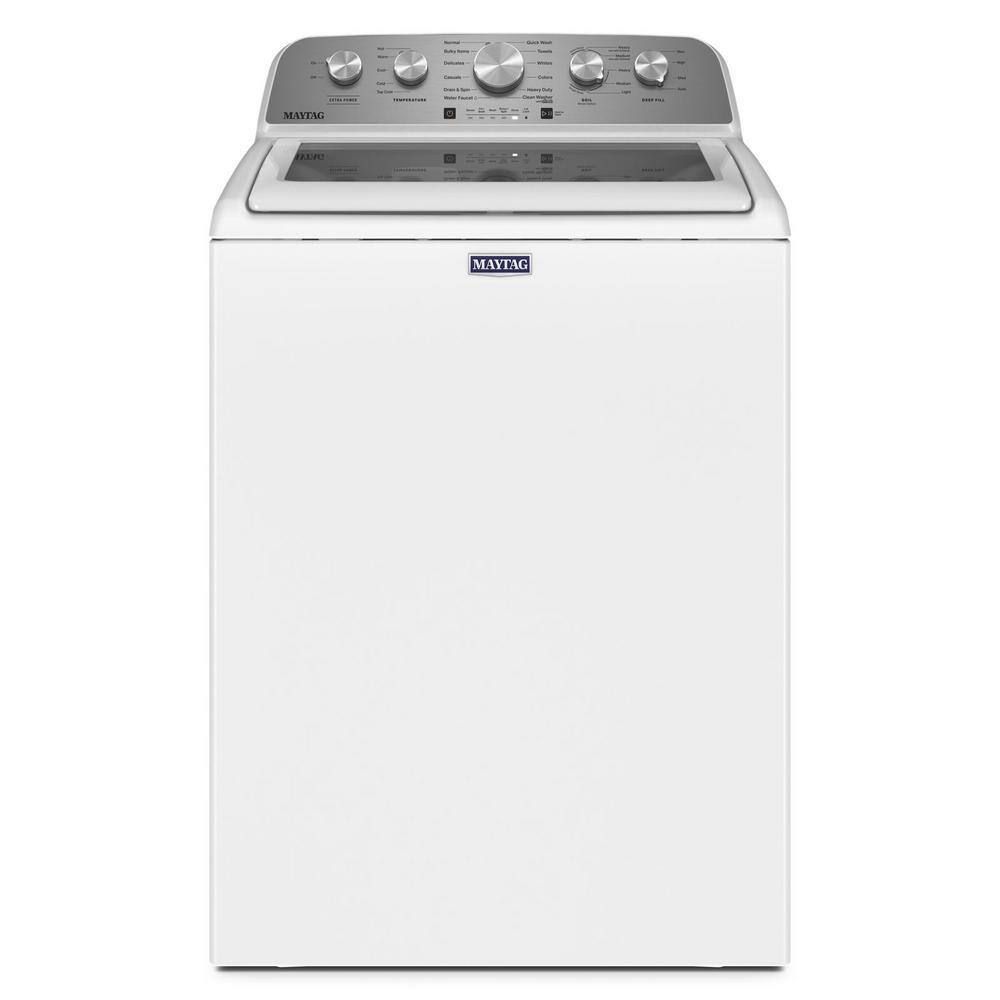 2025 Maytag 4,8 Kubieke Voet Bovenlader Wasmachine met Extra Power Boost, Wit �C Model MVW5430MW