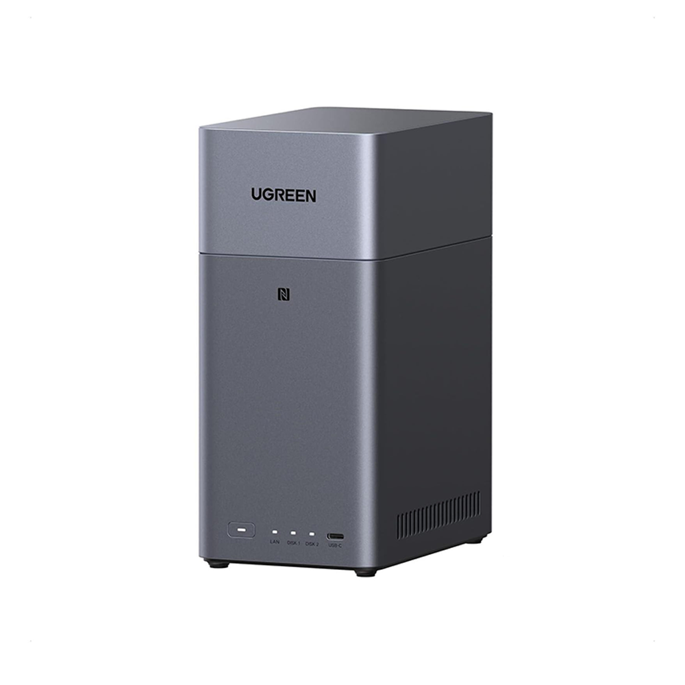 2-Bay NAS DH2300 4K Ultra HD HDMI DLNA NFC Dateifreigabe KI-Fotoverwaltung Windows macOS Android iOS Smart TV ohne HDD