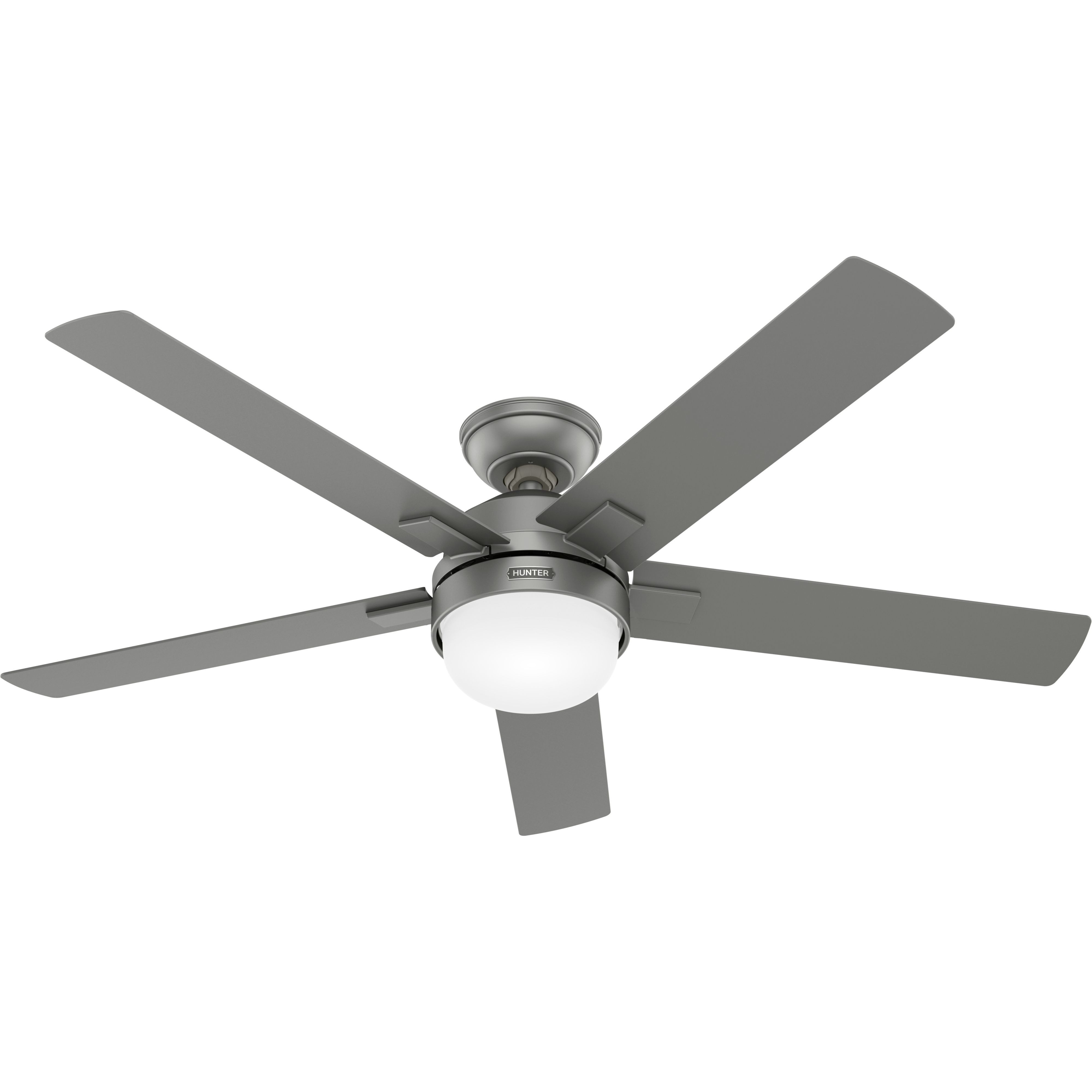 Deckenventilator Deckenventilator Zeal Silber mit Licht & Fernbedienung