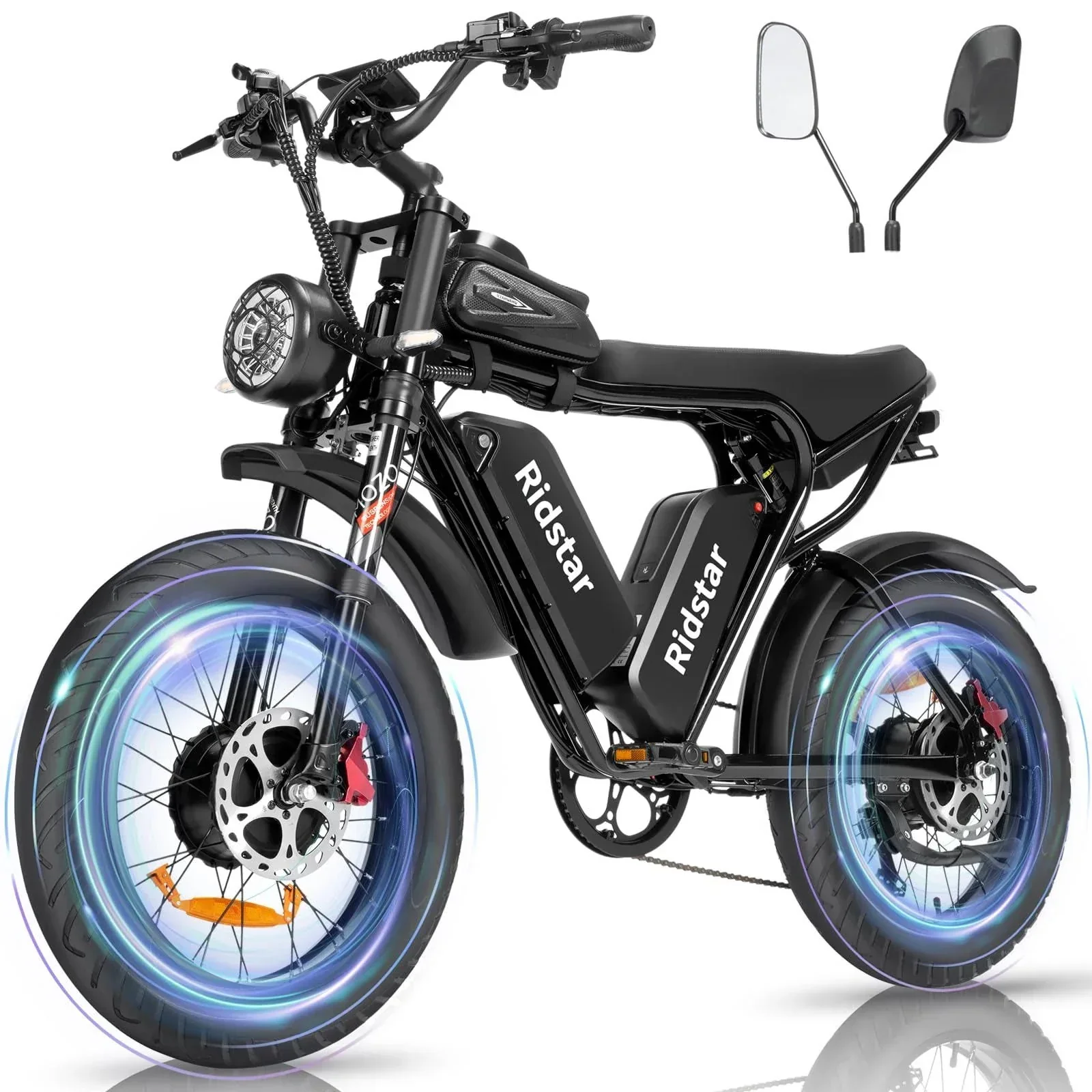 Dual Motor Electric Bike Q20PRO 2000W 52V 40Ah
