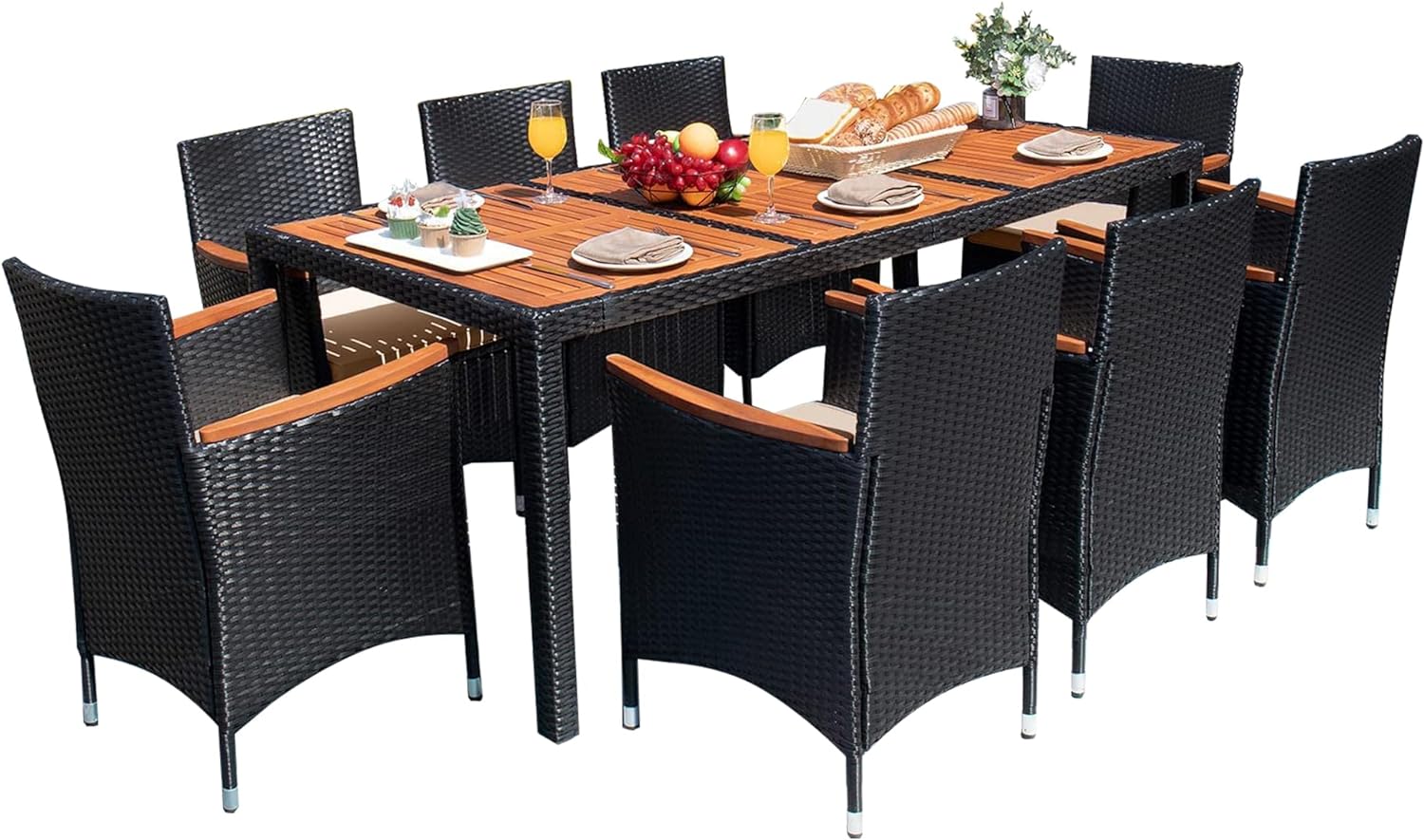 Dining 7 PCS Furniture Patio Conversation Set