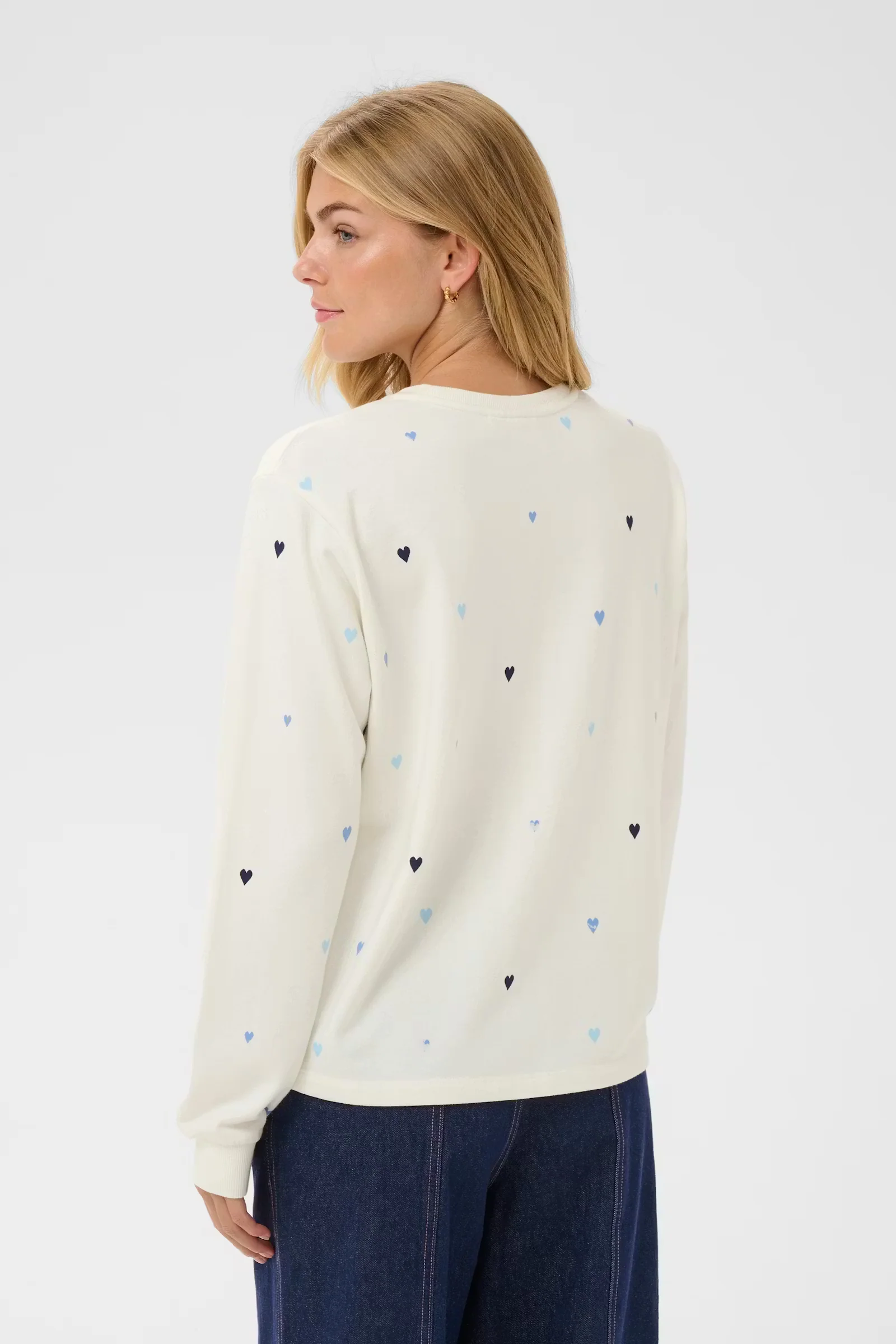 Saint Tropez Johanni Hearts Sweatshirt