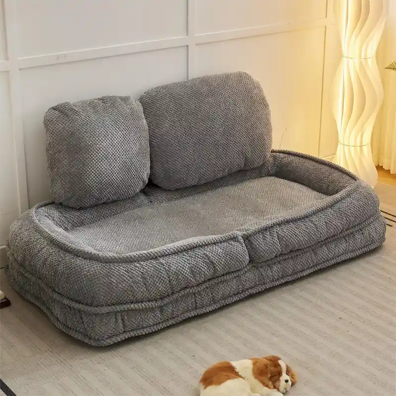 Lazy Sofa Couch,5 Adjustable Position,Sit,Sleep,Fold,Suit to Put in Bedroom, Living Room