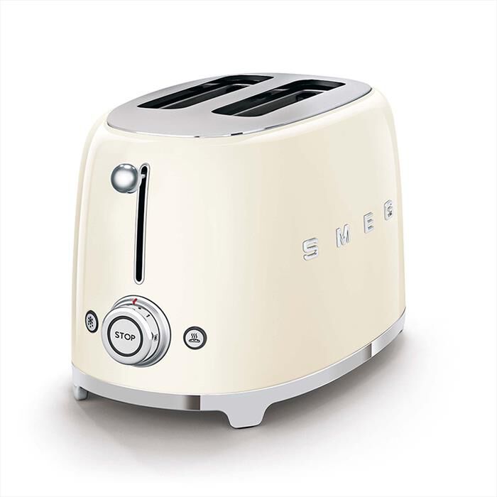 SMEG - Tostapane 50's Style  2x2 fette &ndash; TSF01CREU-panna