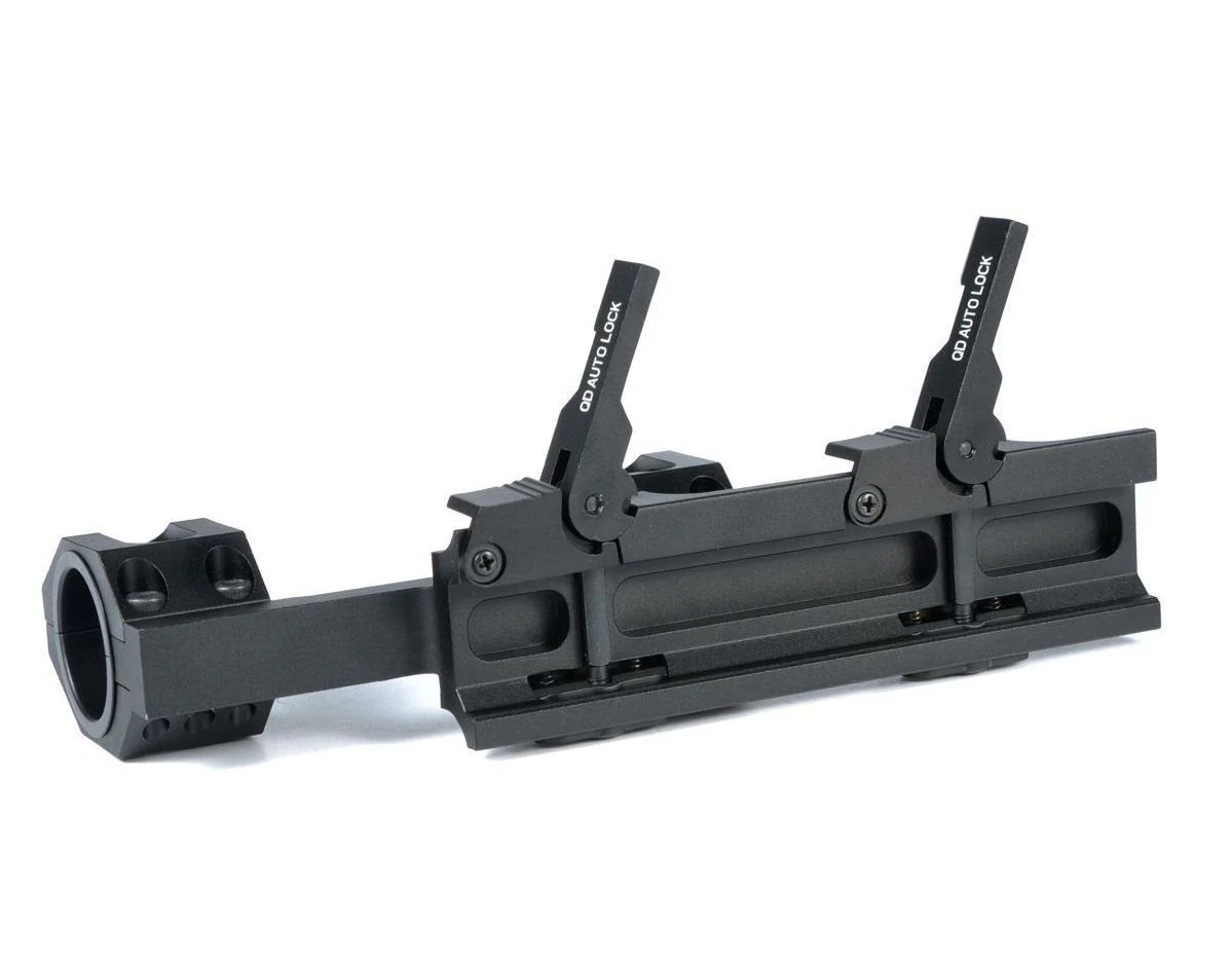 Extended QD Scope Rings Mount Top Rail Extended 30mm 1 inch Rings