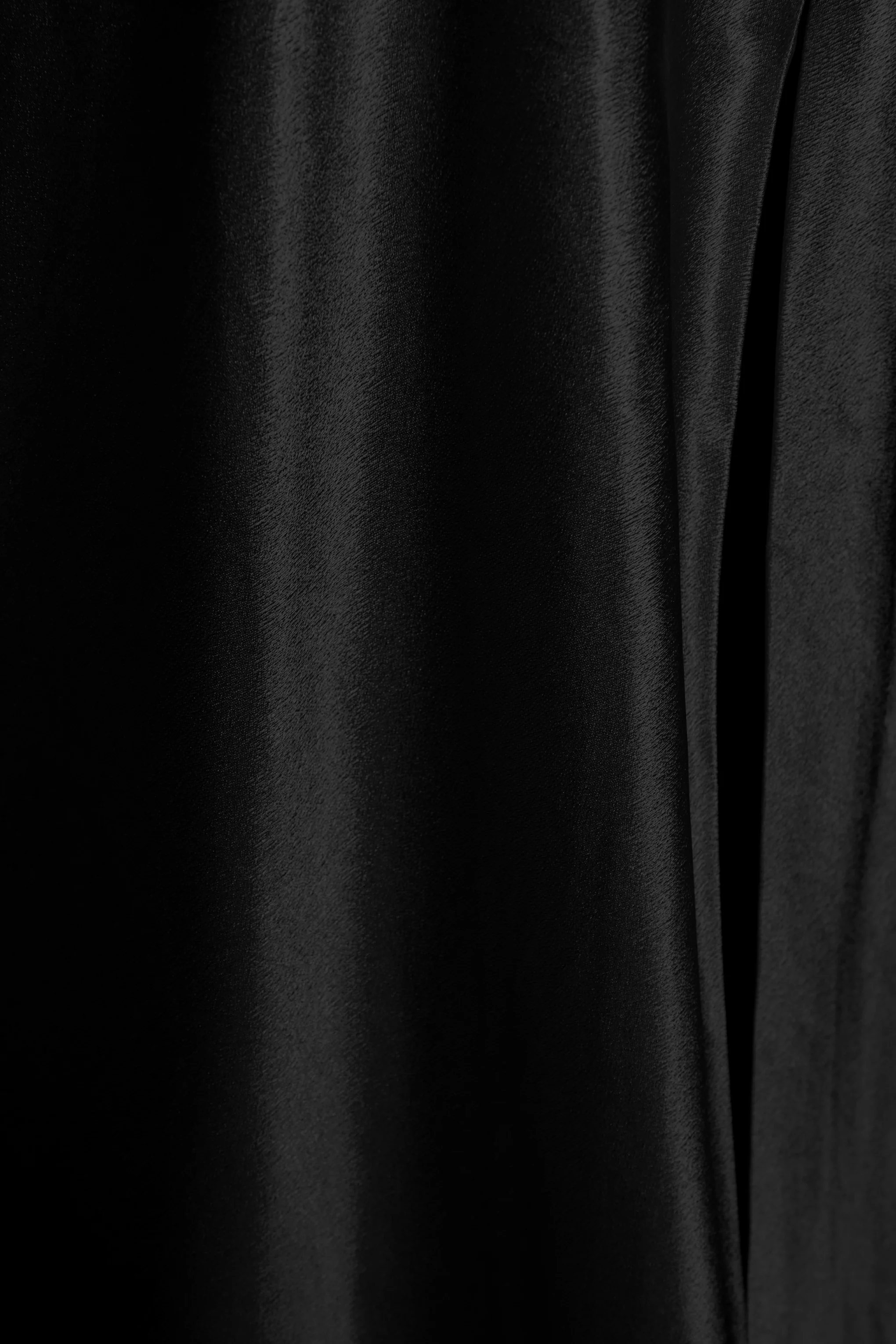Pippa Black Bridesmaid Cowl-Neck Slip Dress