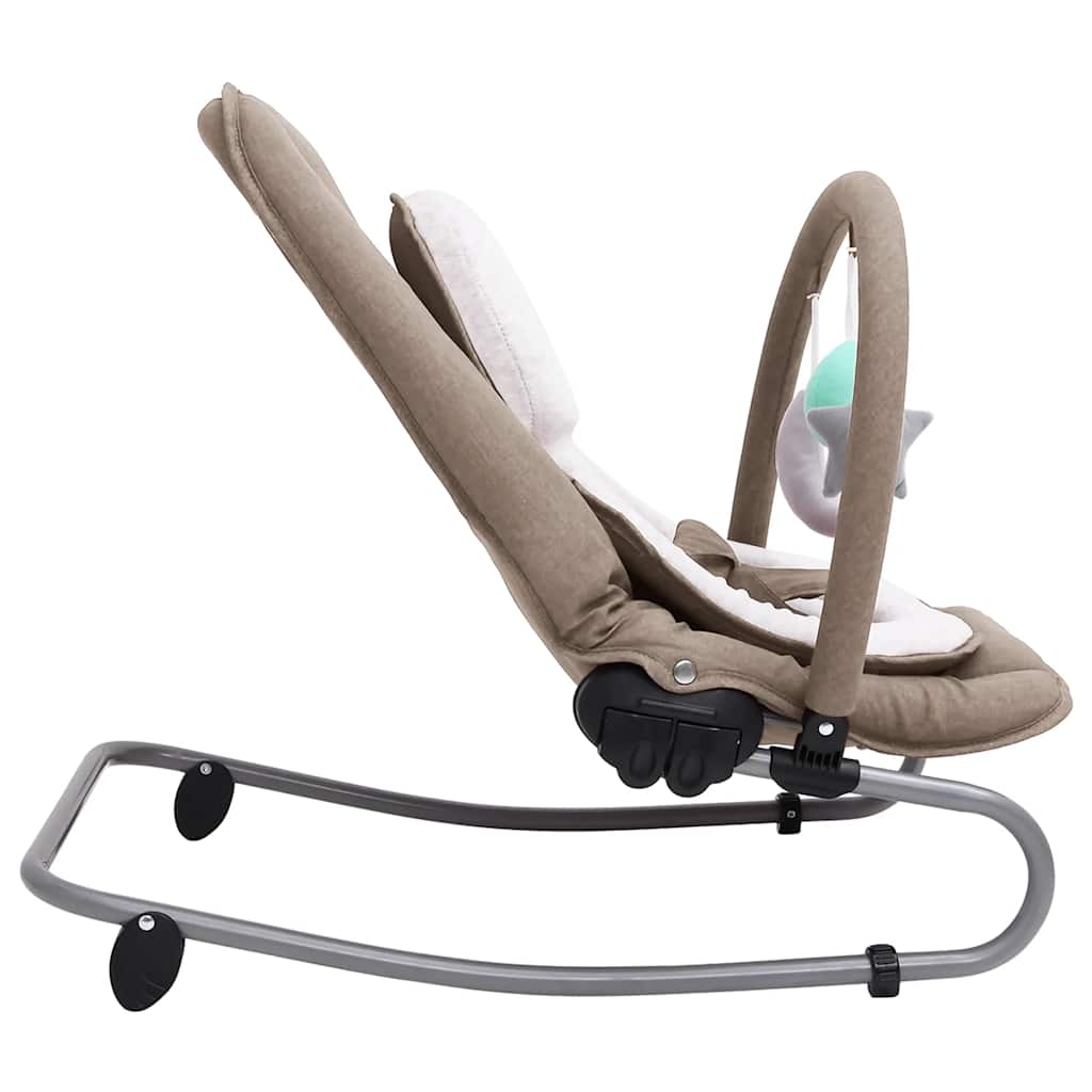 Sdraietta per Neonato in Acciaio – Colore Grigio Talpa, Struttura Robusta, Cintura di Sicurezza – Modello 10255