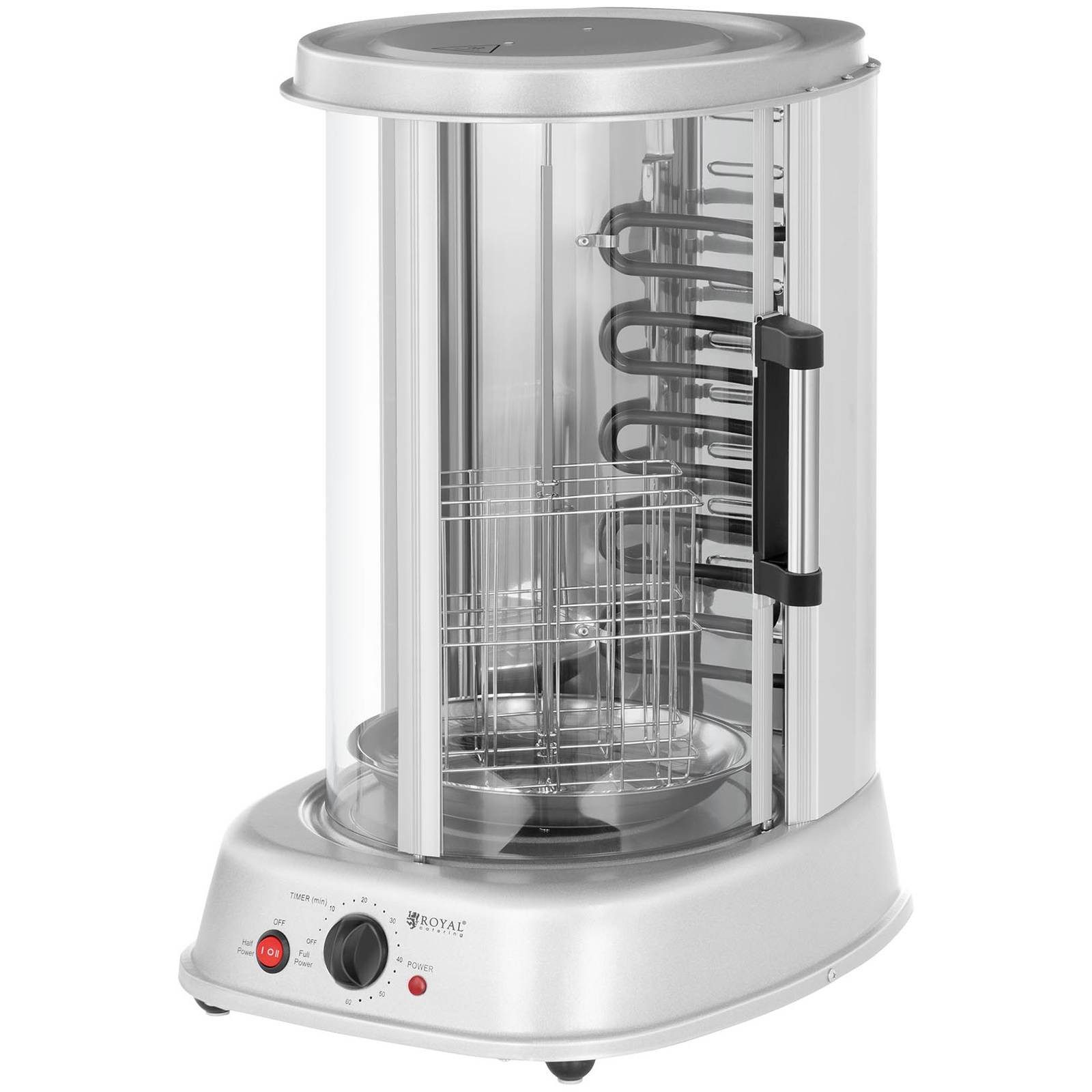 Dönergrill Vertikalgrill Kebabgrill 4 In 1 Kombi 1800W 31L Stahl Grill Vertikal