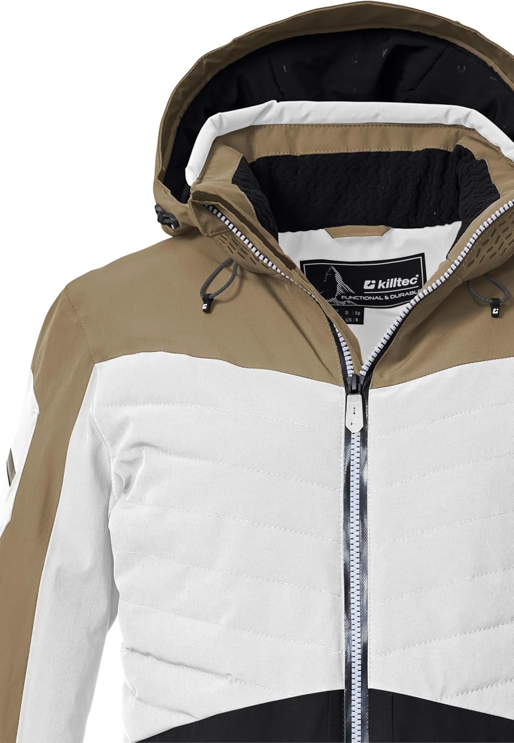 Killtec Damen Ksw 30 Wmn Ski Jckt Skijacke/Funktionsjacke mit abzippbarer Kapuze und Schneefang