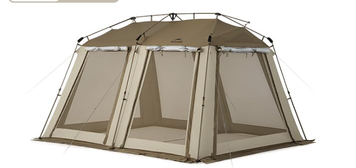 Naturehike Village 13 Tenda 6 8 Persone Tenda a Baldacchino Tenda Familiare con Baldacchino Ombra Pioggia Copertura Pop Up Tenda Impermeabile Antivento Automatico per Campeggio All'aperto Picnic : Amazon.it: Sport e tempo libero