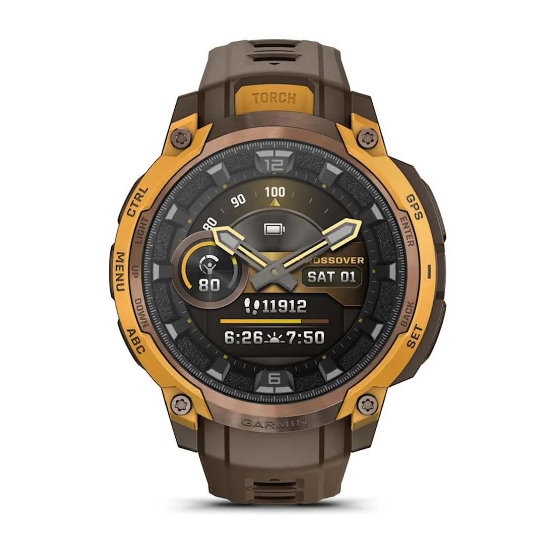 Orologio Garmin Instinct Crossover Amoled 47mm Bronze 010-03398-01