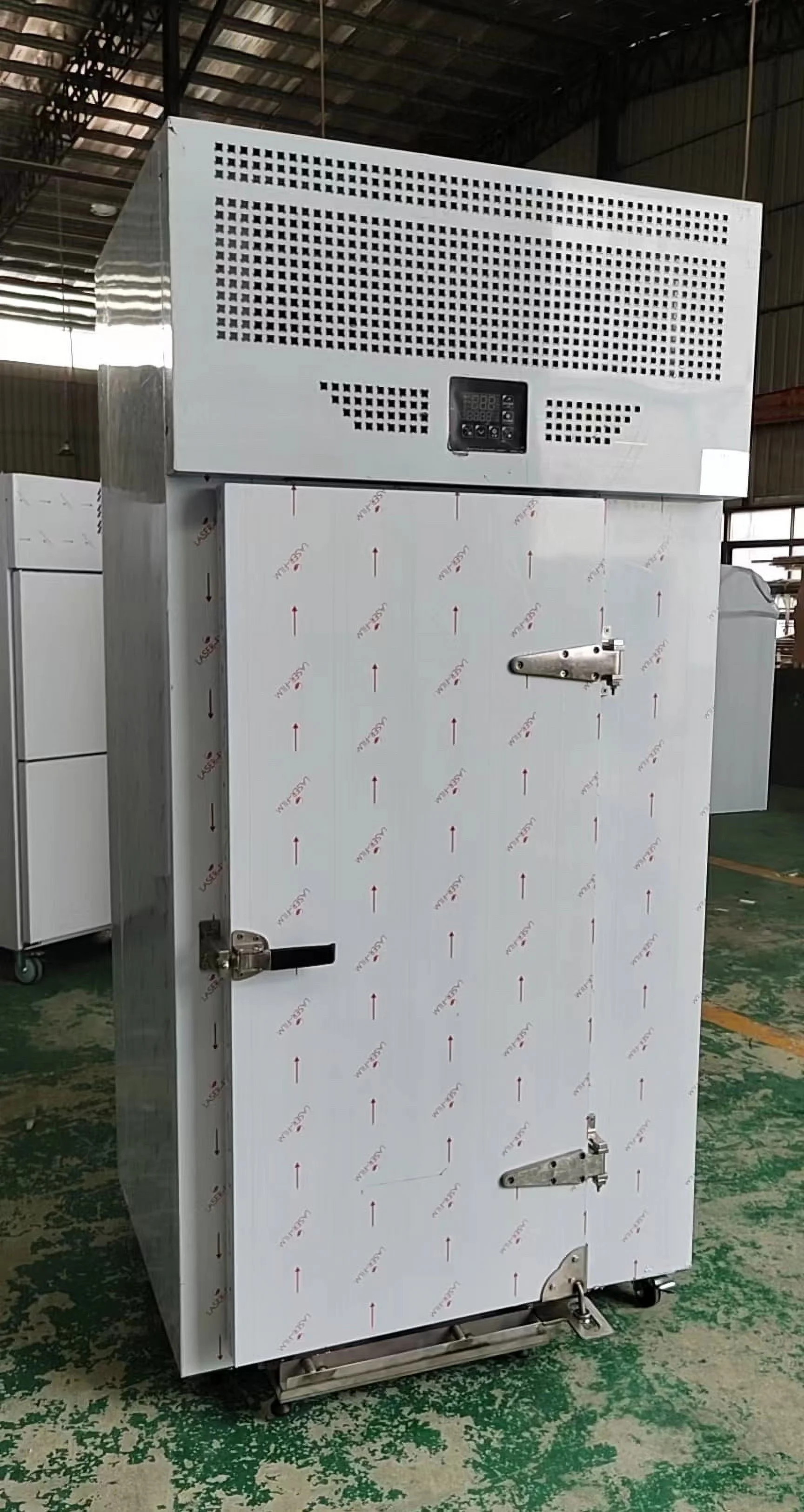 Kolice Commercial Heavy Duty 15 Trays Blast Chiller with Trolley Cart, Chest Freezer, Restaurant Freezer Cabinets, Shock Freezing Blast Freezer-Lowest temperature -40��F(-40��C)