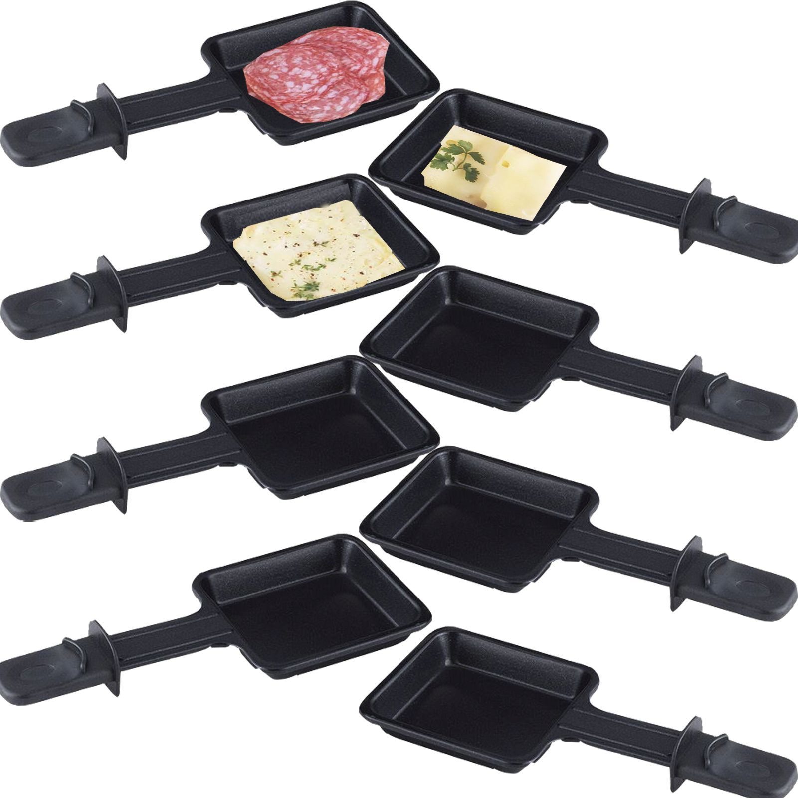 Raclette Raclette Pfännchen 8 Stück Ersatz Raclettepfännchen Zubehör Raclette