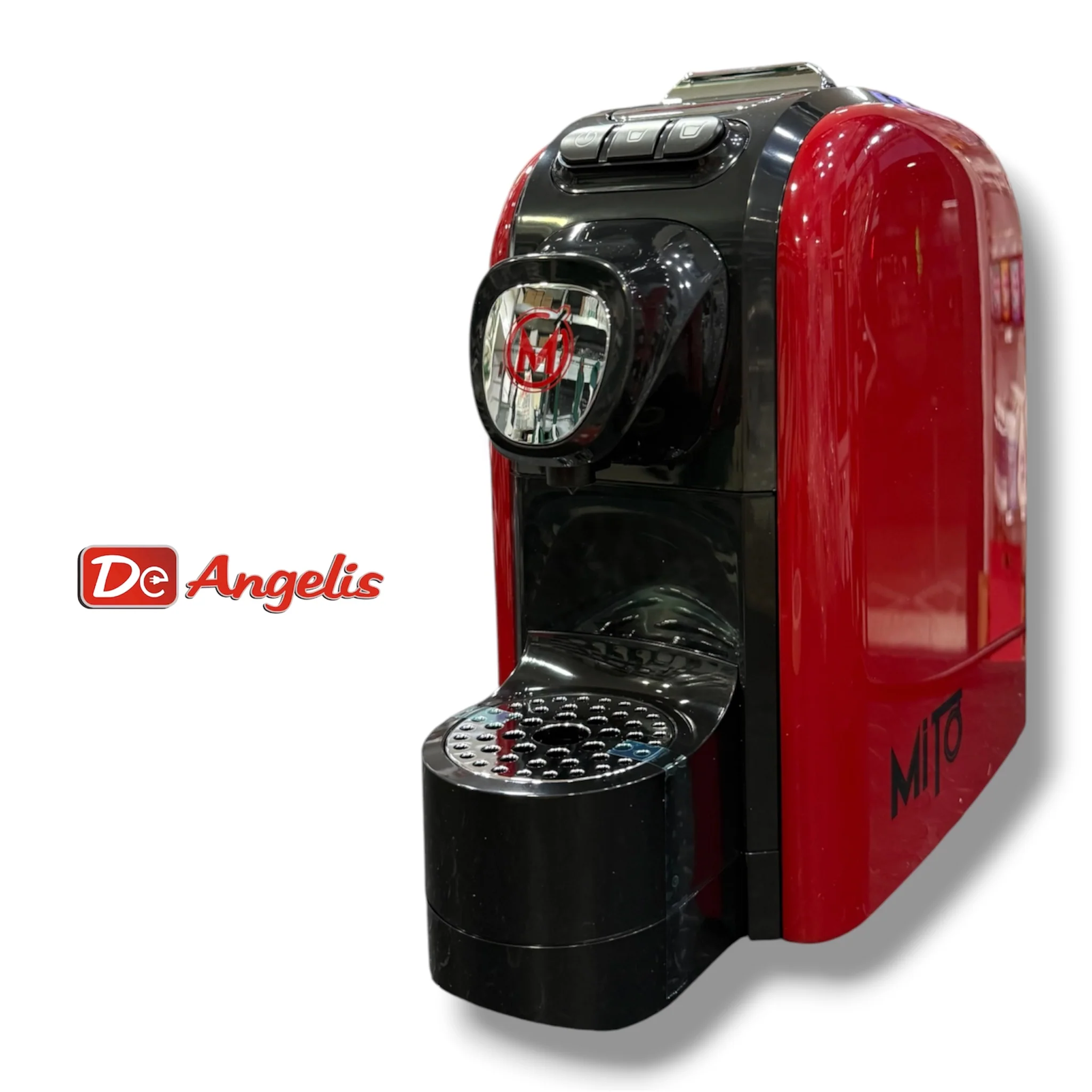 Mito: macchina da caffè con cialde Nero/Rosso