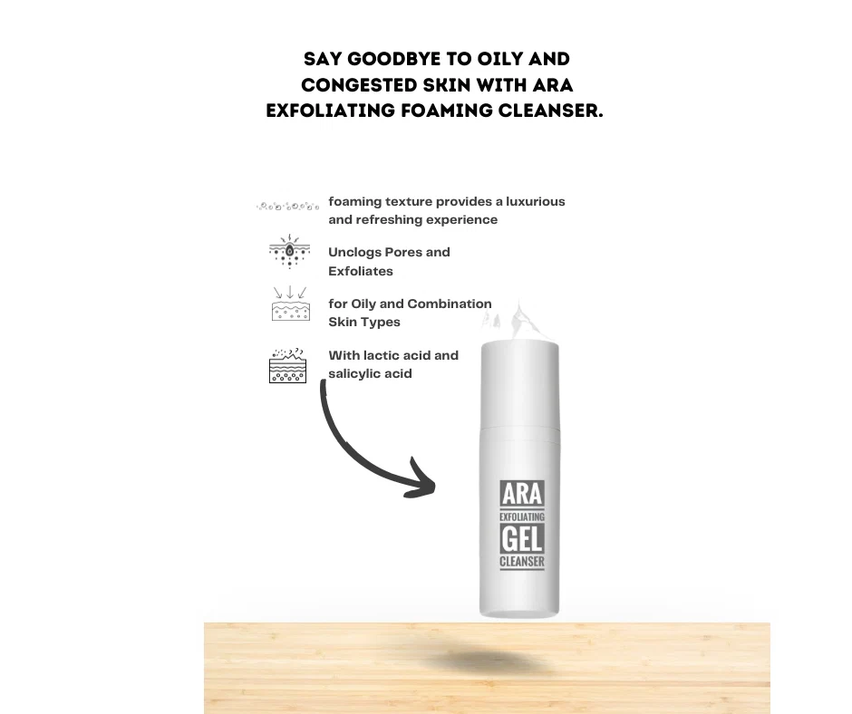 Ara Exfoliating Cleanser for acne prone skin