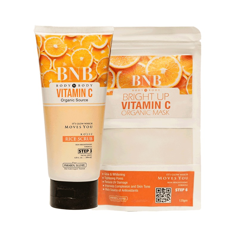 BNB Vitamin C Bright Booster (Scrub+Mask)