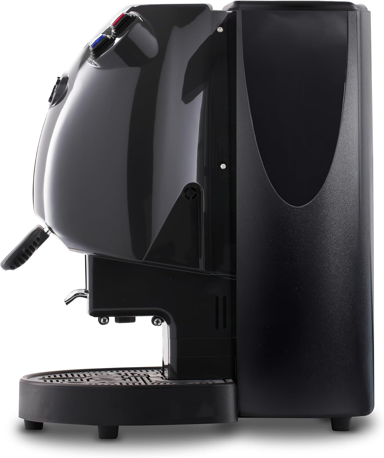 Didiesse Frog Macchina da Caffè a Cialde – Frog Revolution Nero Lucido per Caffè Espresso a Casa e in Ufficio, Design simpatico e colorato, per Tutti gli Ambienti, Basso Consumo 650W (Nero Lucido)