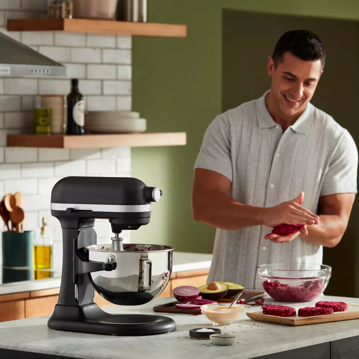 5.5 Quart Bowl-Lift Stand Mixer   Black Matte   KSM55