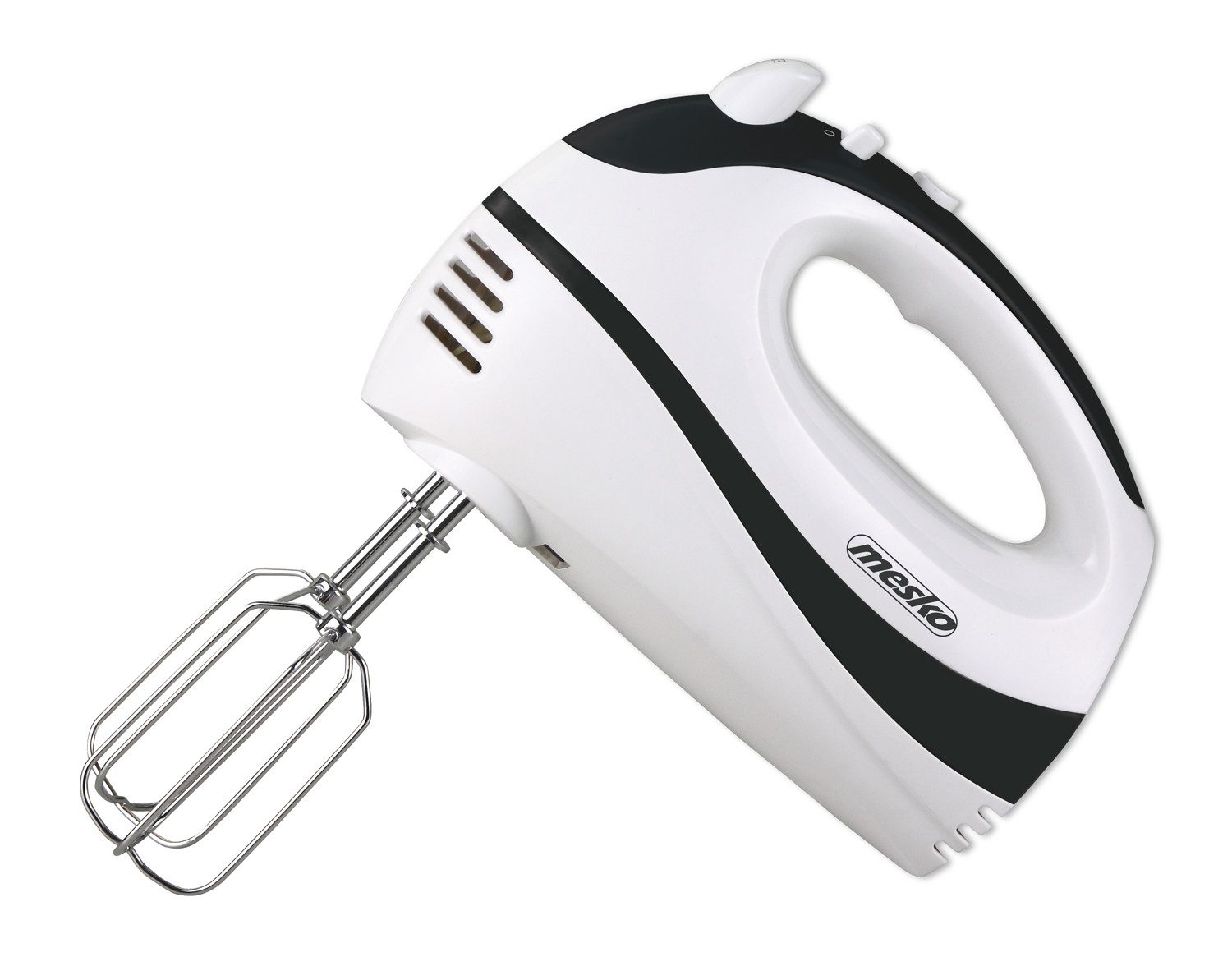 Handmixer Mesko MS 4227b Handmixer 550 Watt Rührbesen Knethaken weiß/schwarz