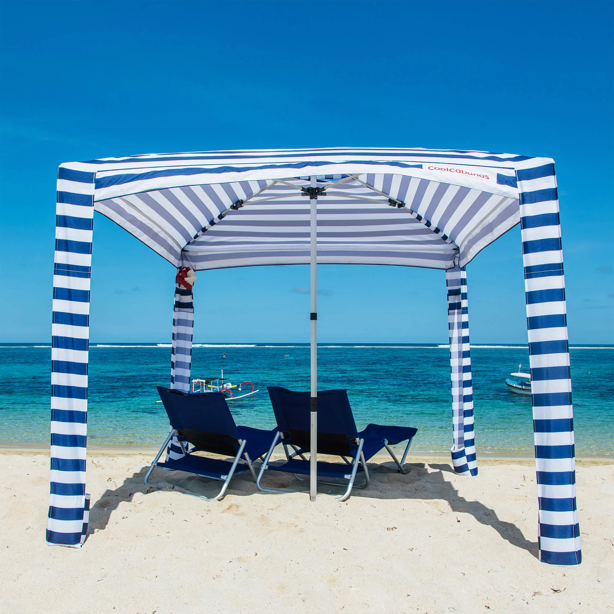 CoolCabana 5 Ombreggiatura da Spiaggia - Protezione UPF 50+, Ampia Zona d’Ombra