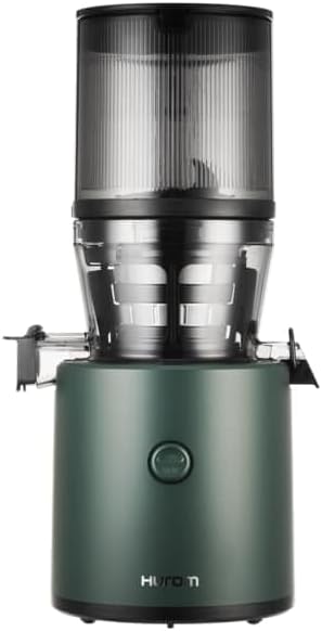 HUROM | Entsafter Gemüse und Obst | Slow Juicer | H320N | Elektrische Kaltpresse | Ruhiger Motor | Leicht zu Reinigen | mit groem Behlter und Siebfilter 2L | 200 Watt | BPA Frei | Schwarz
