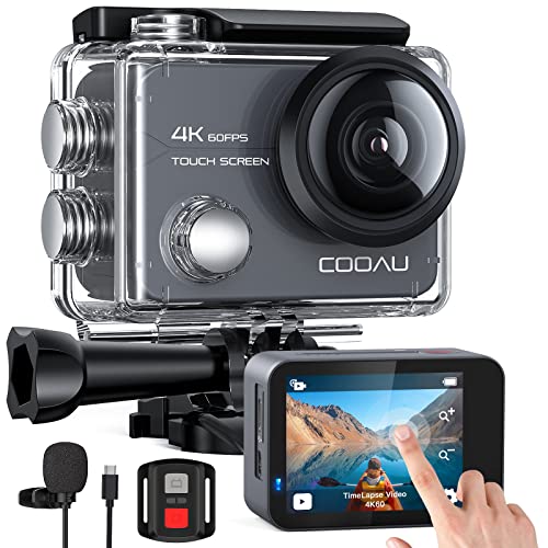 COOAU videocamera Anti Shake fotocamera Impermeabile