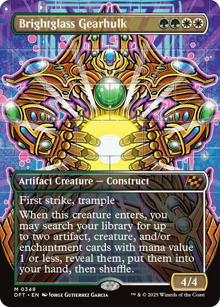 Brightglass Gearhulk (Borderless) (348) (DFT)