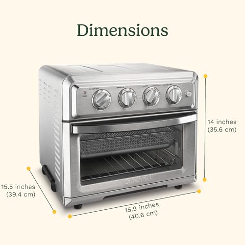1800 Watt Stainless Steel Air Fryer/Convection Toaster Oven : Home & Kitchen