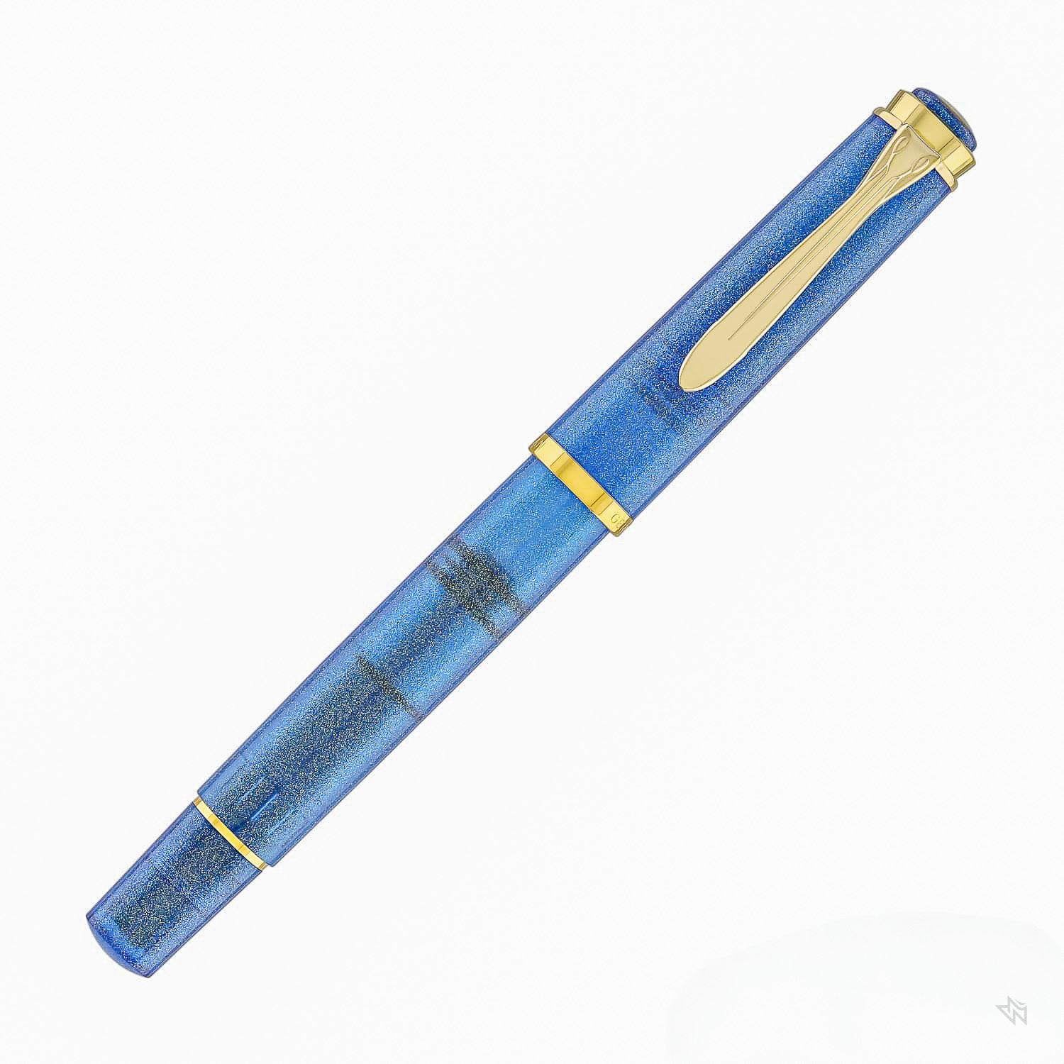 Pelikan Classic M200 Golden Lapis Fountain Pen