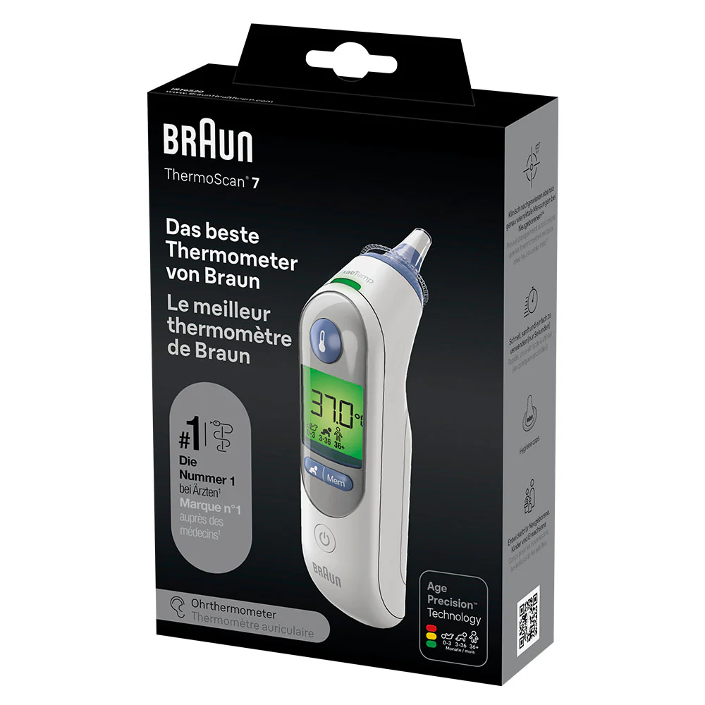 Braun Thermo Scan 7 - Infrarot Ohrthermometer