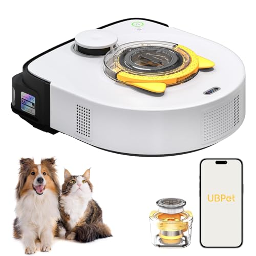 UBPET 2025 Upgrade Automatic Vacuum Robot   22,000 Pa High 4 Suction Adjustable Robotic Vacuum Bagless Cleaner Robot Robot Vacuum Mop Carpet Perfect for Carpet : Industrial & Scientific