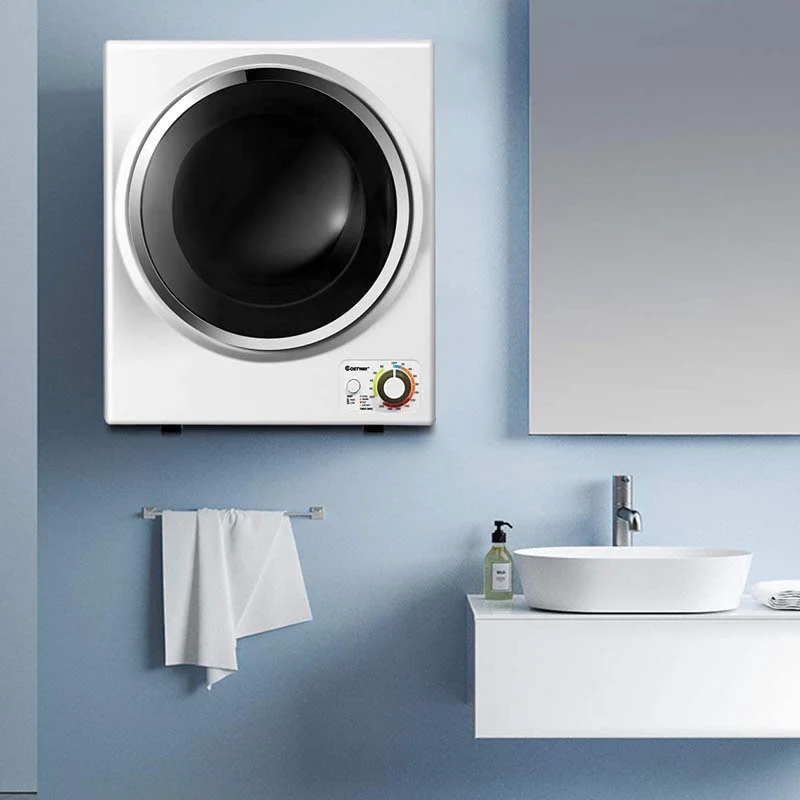 10 Lbs Portable Clothes Dryer Wall Mounted Front Load Dryer Tumble Dryer Portable Dryer Machine For Apartments Rv