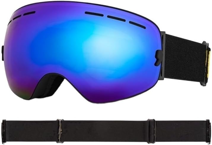 Motorradbrille zum Skifahren UV400-Schutz Skifahren Schneebrille Skibrille Herren Damen Snowboardbrille Brille Antibeschlag-Skimaske Reitbrille (Farbe: 14) (F)