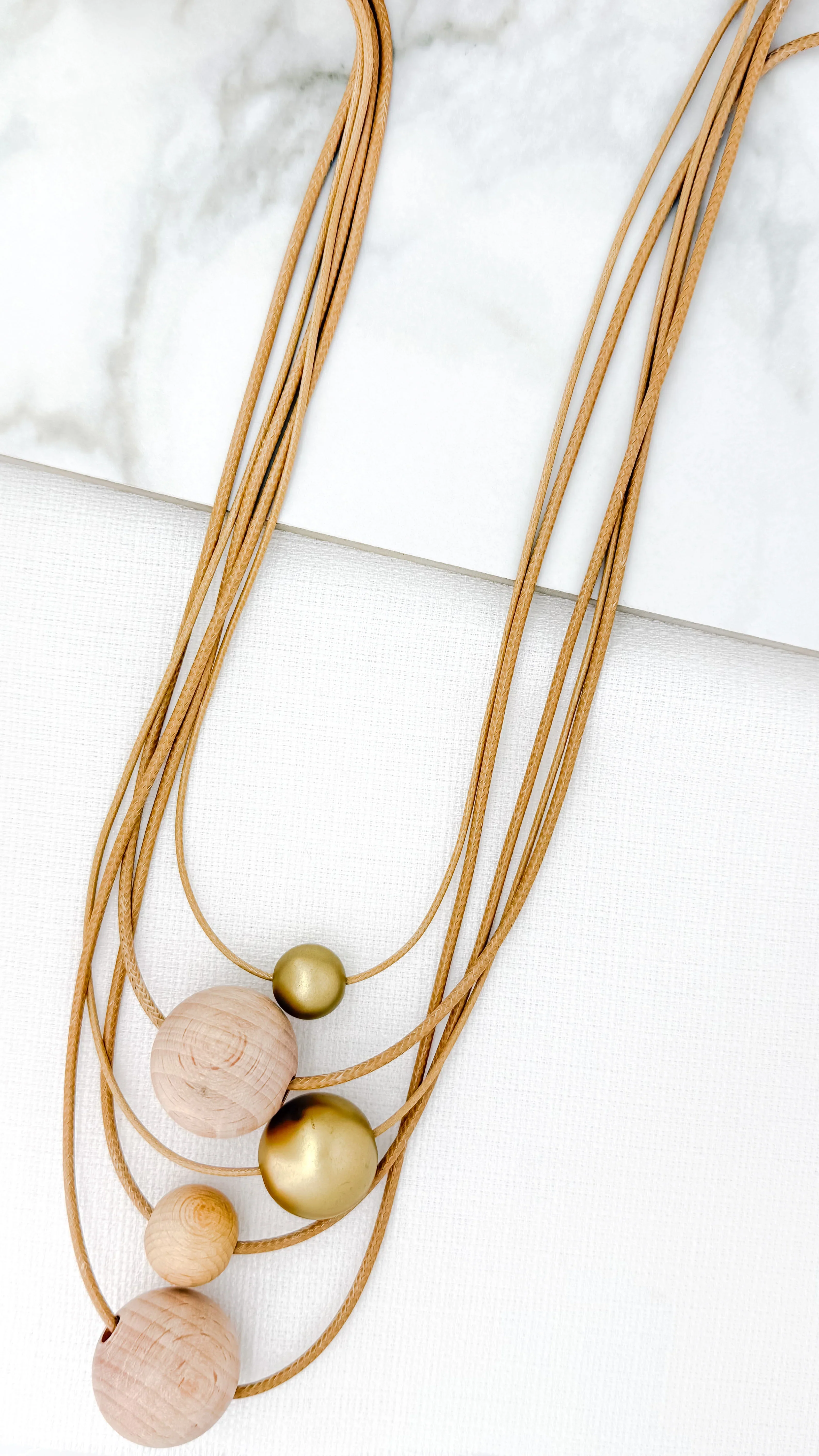 Envy Multi Layer Cord Necklace