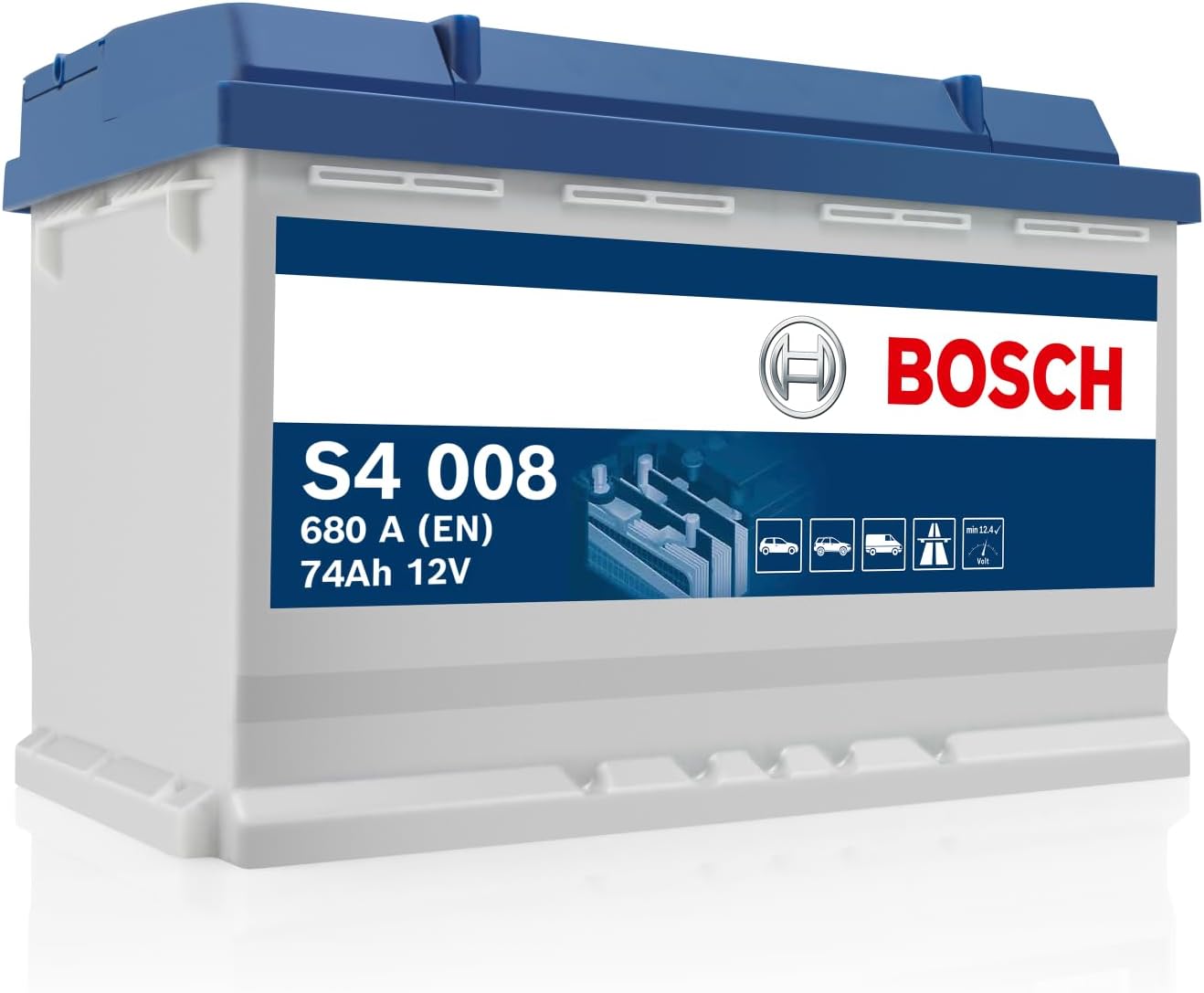 Bosch 0092S40080 Batteria Avviamento, 17,5 x 19 x 27,8 cm