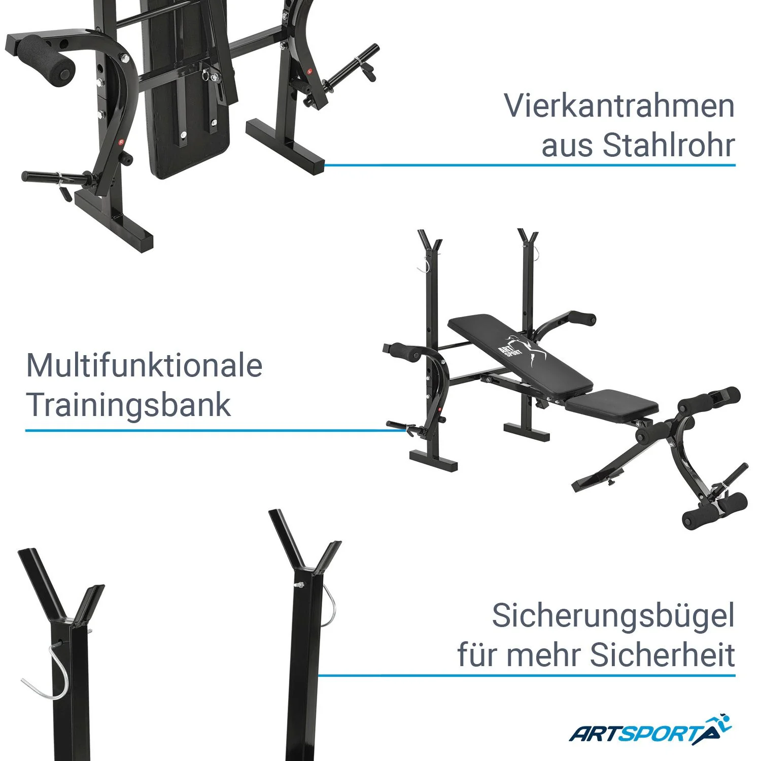2025 ProfiGym Hantelbank 1000