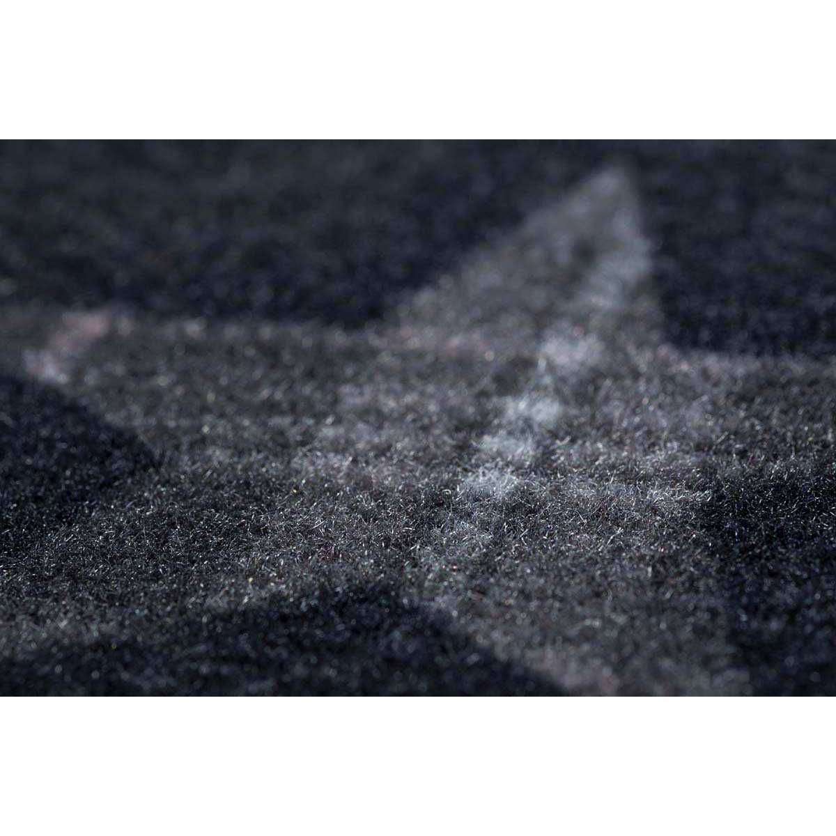 HOMCOM Läufer Star Grau 145 x 45 x 0,5 cm