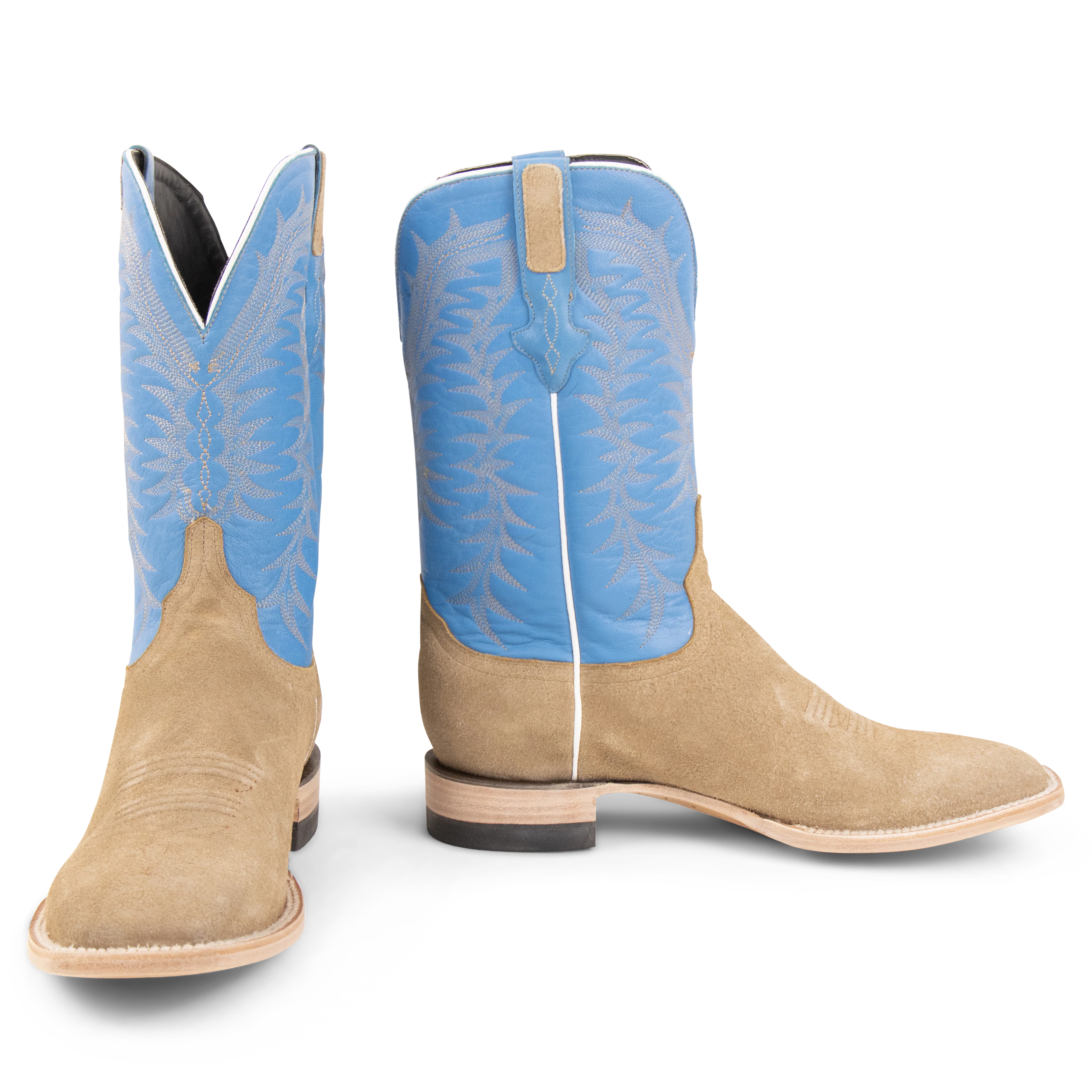 Rough Out Cognac - Square Toe