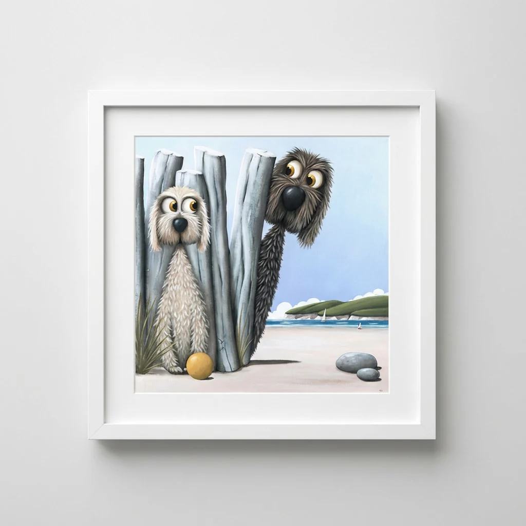 'Hello Blondie' �C Framed Print by Simon Clarke