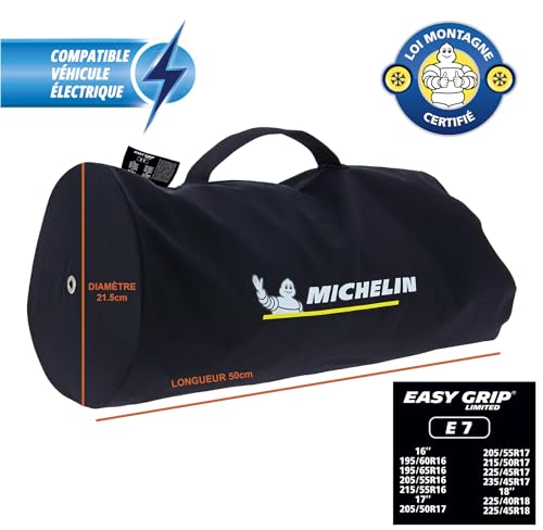 MICHELIN EASY GRIP Limited Catene da neve composite, resistenti e di rapido montaggio, E7 : Amazon.it: Auto e Moto