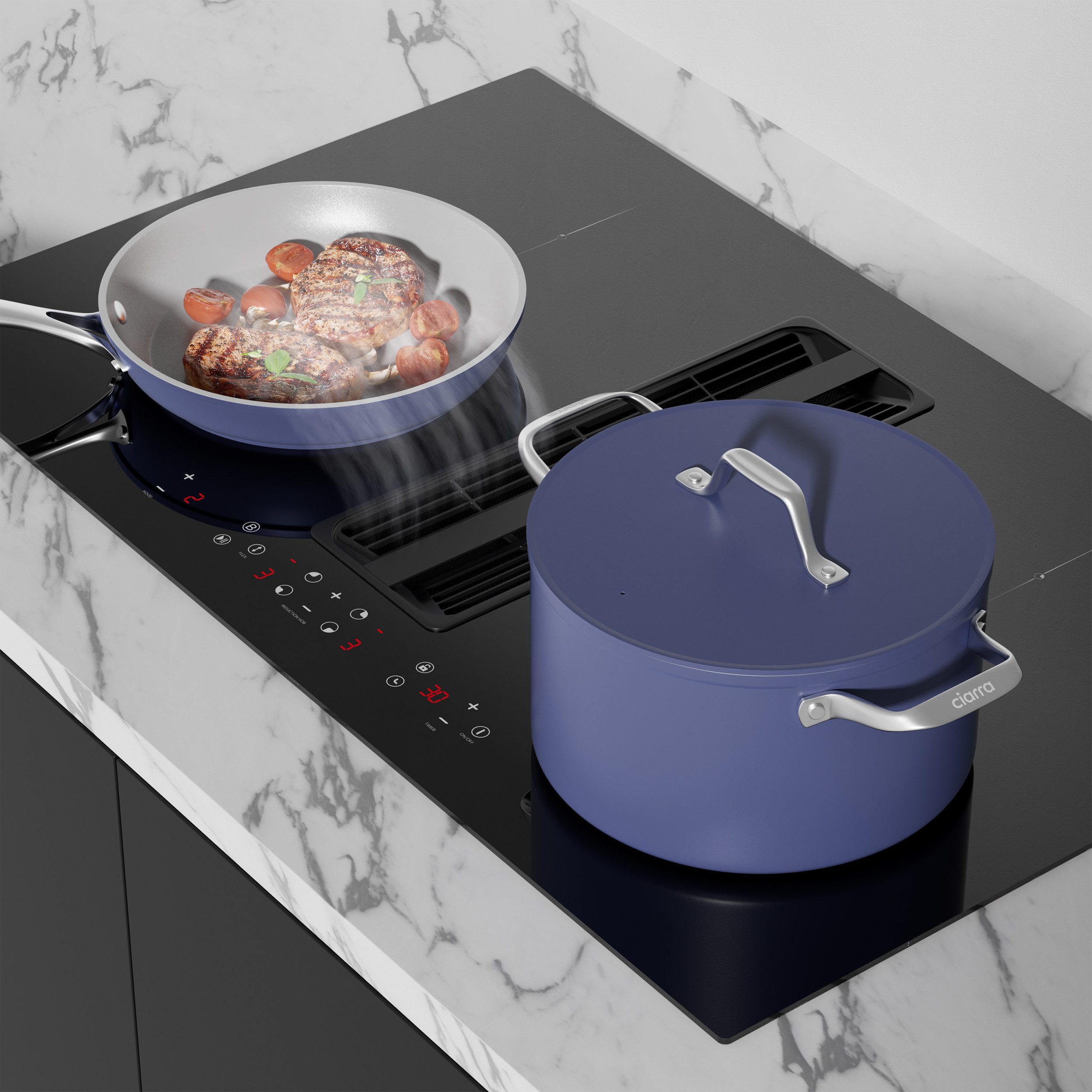 Kochfeld mit Dunstabzug 83 cm Kochfeldabzug mit integriertem Plasma⁺-System 7165W CIARRA ONE CBBEH834BBF