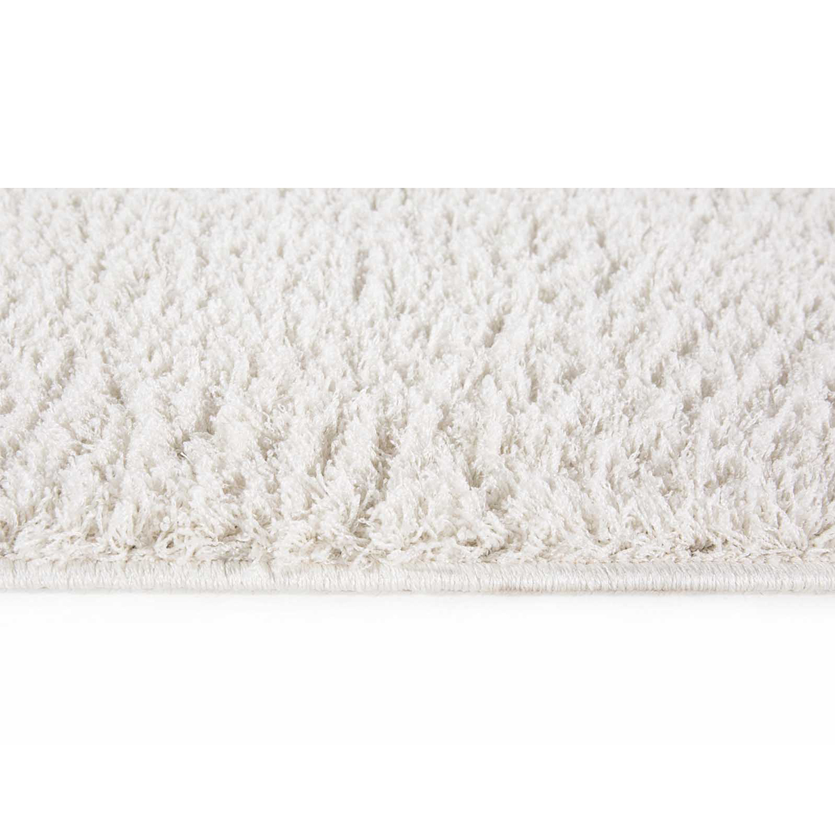 HOMCOM Hochflorteppich Creme 120 x 170 x 2,6 cm
