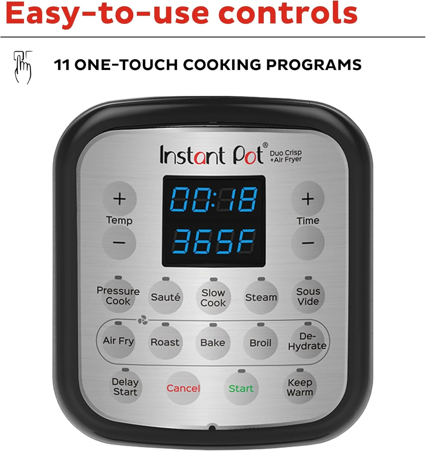 Instant Pot Duo 7-in-1 Electric Pressure Cooker, Slow Cooker, Rice Cooker, Steamer, Sauté Pan, Yogurt Maker, Warmer, and Sterilizer
