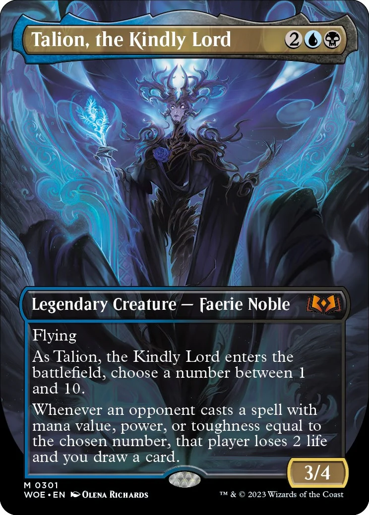 Talion, the Kindly Lord (Borderless) (301) (Wilds of Eldraine)